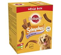 Schmackos Mega Pack - Dog treat multipack with beef, lamb and poultry flavours, 790 g 1 Box 110 strips
