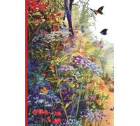 Schmetterlinge und Blumen: Sonnige Sommertage: Blühender Garten.: Ästhetisches florales Notizbuch inspiriert von Sommerwiesen, blühenden Gärten und ... 127 Seiten | 120 linierte Seiten | Format A4
