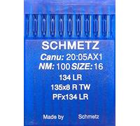 Schmetz 10 134 LR Sewing Machine Leather needle round headed (Industrial) Size 100