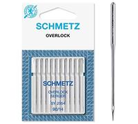 Schmetz 10 Overlock SY 2054 / 16x75 Sewing Machine Needles, Size 90/14