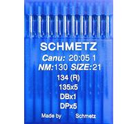 SCHMETZ 10 round shank sewing machine needles system 134 (R) industrial St. 130