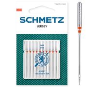 SCHMETZ Domestic Sewing Machine Needles | 10 Jersey Needles | 130/705 H SUK | Needle Size 80/12| for on All Conventional Household Sewing Machines