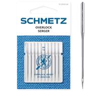SCHMETZ Domestic Sewing Machine Needles | 10 Overlock Needles | Needle System SY 2054 SUK and 16x75 SUK | Needle Thickness 80/12 | Suitable for Jersey, Knitting and Knitwear