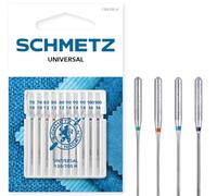 SCHMETZ Domestic Sewing Machine Needles | 10 Universal Needles 130/705 H Needle size 70/10-100/16 | Suitable for a wide range of fabrics | Can be used on all conventional household sewing machines