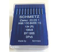 Schmetz 134R (Regular) CANU 20:05 Industrial Sewing Machine Needles Box 100 Size 100/16