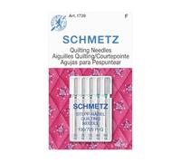 Schmetz 25 Quilting Sewing Machine Needles, Assorted Mixed Sizes 75/11 & 90/14 (130/705H H-Q)