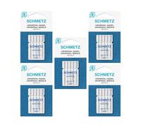 Schmetz 25 Universal (Regular / Standard) Sewing Machine Needles, Size 65/9 (130/705 H / 15x1H)