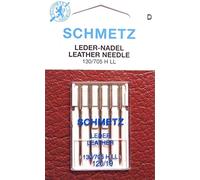 Schmetz 5 Leather Flat Shank Sewing Machine Needles, Thickness 120/19