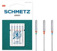 Schmetz Sewing Machine Needles 130/705 H SUK - Jersey, 5 pcs (2x70/10, 2x80/12, 1x90/14)