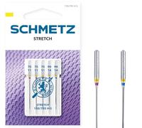 SCHMETZ Domestic Sewing Machine Needles | 5 Stretch Needles | 130/705 H-S | Needle Size 3X75/11 and 2x90/14 | an be Used on Almost All Household Sewing Machines