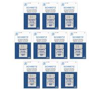 SCHMETZ 50 Universal Sewing Machine Needles - Size 80/12 - Box of 10 Cards