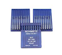 Schmetz B-27 DCX27MY 30 Pack Industrial Overlock Machine Needles (Singer Size 12, Metric Size 80)