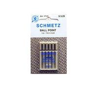SCHMETZ 1714C Ball Point Jersey Machine Needles, Size 80/12, 5-Pack