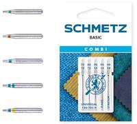 SCHMETZ | Combi-Box Basic | Assortment | 5 Sewing Machine Needles | 130/705 H VVS | Universal / Jeans / Stretch