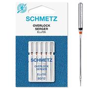 Schmetz ELX705-80 Sewing Machine Needles Metal Silver 5 Count