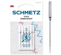5 Stick embroidery 130/705, H-E Schmetz Sewing Machine Needles 75