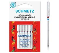 SCHMETZ Embroidery Machine Needles 90/14 Pack of 5