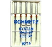 Schmetz HA x 1 SP 15 x 1 SP Special Super Stretch Sewing Machine Needles 90 Pcs. -