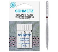 Schmetz Hemstitch (Wing) Sewing Machine Needle, Size 120/19