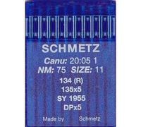Schmetz Industrial Sewing Machine Needles: 134 (R) - 75/11 (Packet of 10) - Buy 2 GET 3rd Free! + Needle Threader (Single Packet)