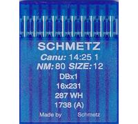 Schmetz Industrial Sewing Machine Needles: 16x231-80/12 (Packet of 10) + Needle Threader (Single Packet)