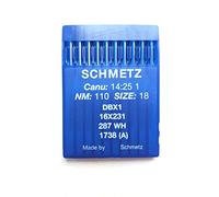 Schmetz Industrial Sewing Machine Needles: 16x231 CANU 14:25 1 (Packet of 10) (18/110)