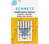 Euro-Notions Embroidery Machine Needles, Multi-Colour, 0.4 x 5.71 x 9.27 cm