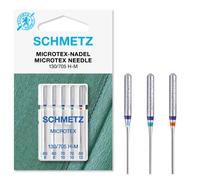 Schmetz Microtex Needles 5/Pkg-Sizes 60/8, 70/10, 80/12