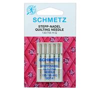 SCHMETZ Quilting Sewing Machine Needles - 90 (14) Slim Point for Precision Stitching, Reduced Breakage & Skipped Stitches, Ideal for Quilting Layers, High Stability & Clean Seams 5 Piece