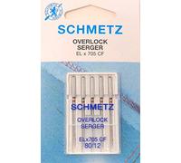 Schmetz Overlock Needles EL x 705 CF (Jersey) for Singer S14-78 Size 80/12 (Pack Of 5)