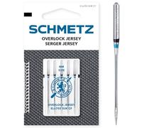 SCHMETZ Sewing Machine Needle Set, 5 Overlock Needles, Needle Systems ELx705 SUK CF and SY 2022, Needle Size 80/12