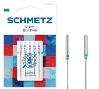 SCHMETZ Domestic Sewing Machine Needles | 5 Quilting Needles | 130/705 H-Q | Needle Size 3x75/11 and 2x90/14 | Suitable for Patchwork and Quilting | for on All Conventional Household Sewing