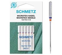 Schmetz Sewing Machine Needles - Microtex, Size: 80/12