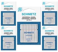 Schmetz Sewing Machine Needles - Universal (Regular), Size 80/12 - Deal: 5 Packets of 10 for the Price of 4! - Bulk Discount for Huge Saving!