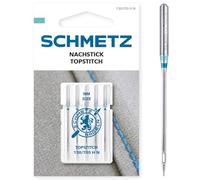 SCHMETZ Domestic Sewing Machine Needles | 5 Topstitch Needles | 130 N | Needle size 90/14 | Can be used on all conventional household sewing machines and household embroidery machines