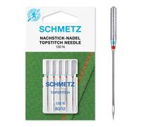 Schmetz Topstitch Sewing Machine Needles - Size 80/12, 5/Pkg