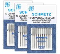 Schmetz Universal Sewing Machine Needles - Size 80/12-3 Cards - 30 Needles