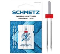 SCHMETZ | 1 Sewing Machine Needle | Universal Twin | 130/705 H ZWI 3.0 | Size 3.0/90 | Suitable for All Common Household Sewing Machines