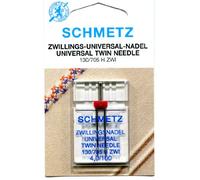 Schmetz Universal TWIN Needle Range (Packs of 1) - Various Sizes (100 4.0mm Gap)