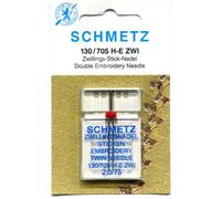 Schmetz Universal TWIN Needle Range (Packs of 1) - Various Sizes (75 2.0mm Gap)
