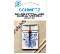 Schmetz Universal TWIN Needle Range (Packs of 1) - Various Sizes (80 2.0mm Gap)