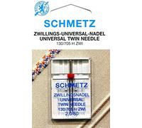 Schmetz (Universal) Twin Sewing Machine Needle, Size 2.0/80