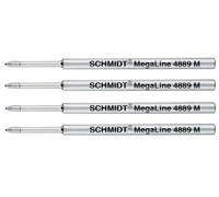 Schmidt: 4889 Pressurised Refill for Fisher Space Pen SPR4, Blue Ink, Medium Size, Pack of 4.
