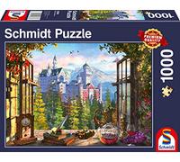 Schmidt Puzzle View of the Fairytale Castle ( 1000 pieces ) - New