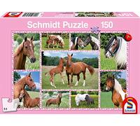 Schmidt Beautiful Horses Children's Jigsaw Puzzle (150-Piece)