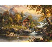 Schmidt Spiele 58639 Summer House, Blend Cota, 1000 Pieces Grass Cardboard Jigsaw Puzzle
