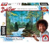 Schmidt | Bob Ross: Secluded Bridge (1,000 Pieces) | Jigsaw Puzzle | Ages 14+ | 1+ Players