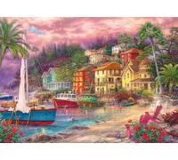 Schmidt Jigsaw Puzzle Coastal Charm by Chuck Pinson 1000 Pieces Ages 14+