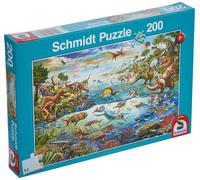 Schmidt Discover The Dinosaurs Jigsaw Puzzle, 200 Pieces, Multicolor