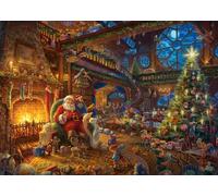 Thomas Kinkade - Santa Claus and His Secret Helper